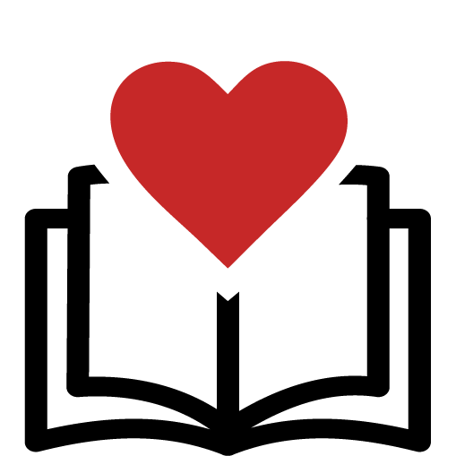 open book heart icon