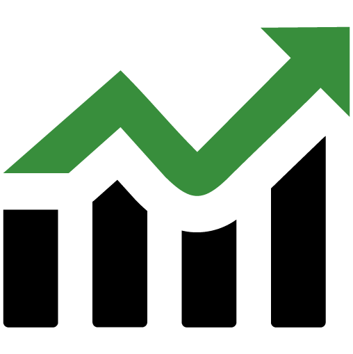 upward graph icon